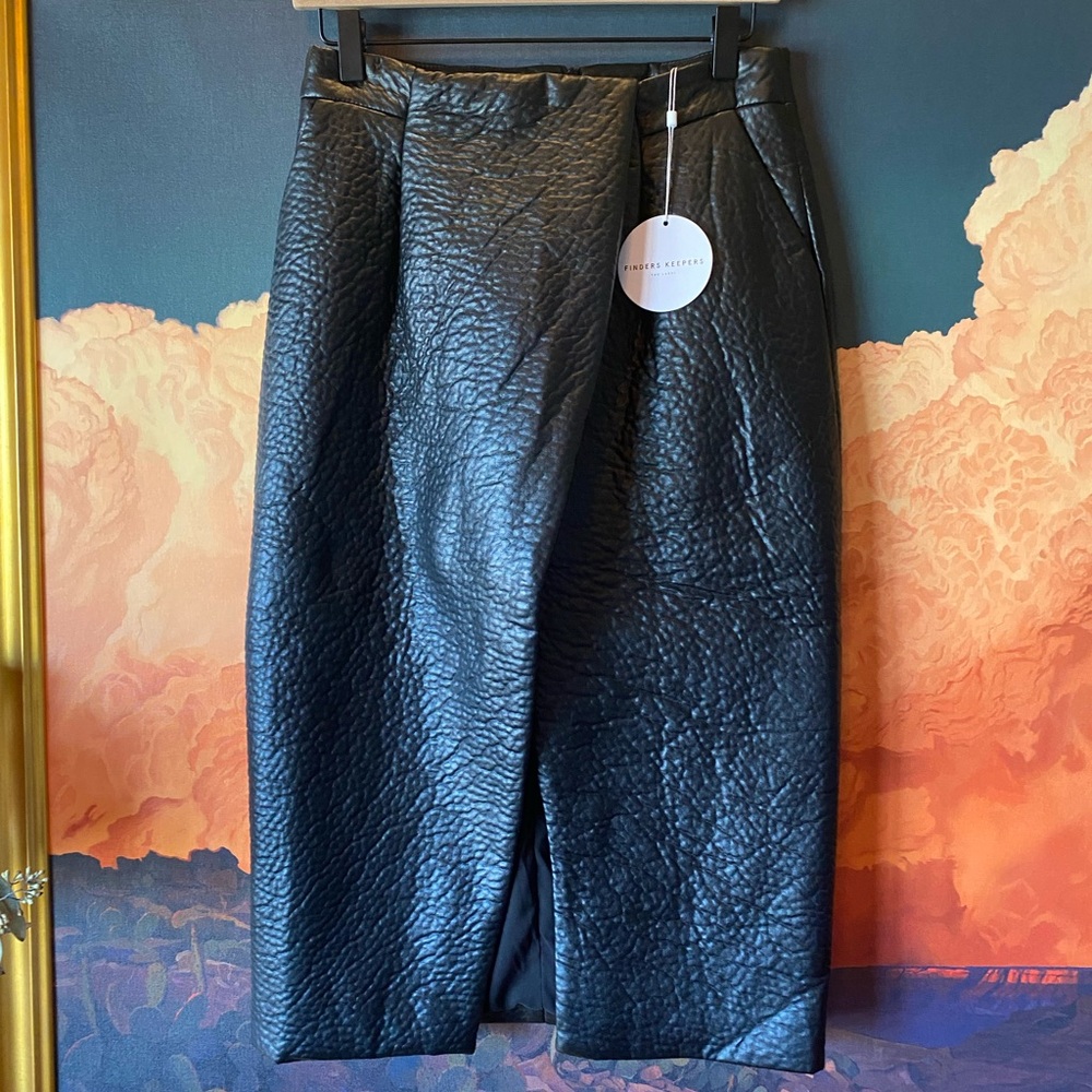 Finders Keepers Leather Skirt